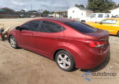 2011 Hyundai Elantra Gls (Ulsan Plant) from USA, damaged, VIN KMHDH4AE4BU151989